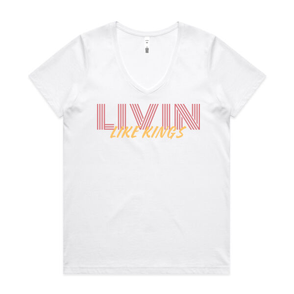 LIVIN Like Kings - Retro - V Neck women's  Thumbnail