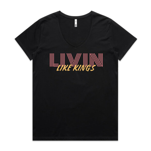 LIVIN Like Kings - Retro - V Neck women's  Thumbnail